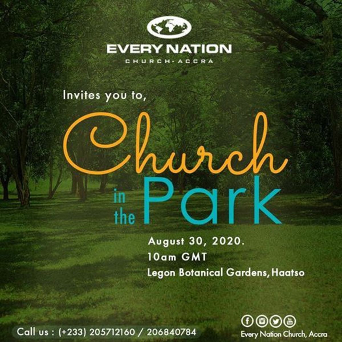 Church In The Park Tickets, Accra — eGotickets