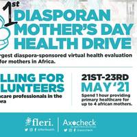 1st Diaspora Health Drive - Call for Healthcare Volunteers