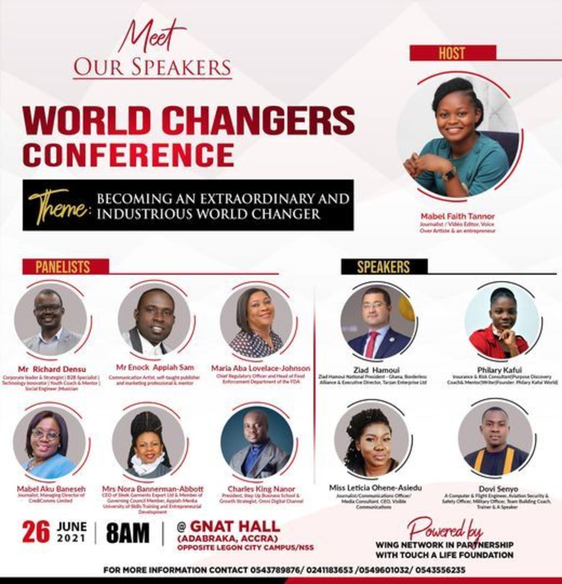 THE WORLD CHANGERS CONFERENCE Tickets, Accra — eGotickets