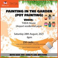 Painting In The Garden (POT PAINTING)