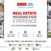 Graphic Greda Real Estate Housing Fair. X-perience