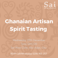 Ghanaian Artisan Spirit Tasting