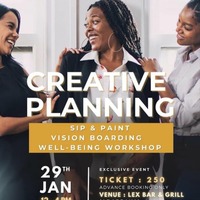 Creative Planning - Sip & Paint Vision Board