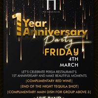 Persia One Year Anniversary Party