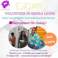 Volunteer In Sierra Leone -EAS2022