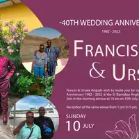  Francis & Ursula Acquah 40th Wedding Anniversary