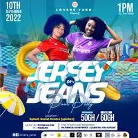 Jersey on Jeans Pool party 