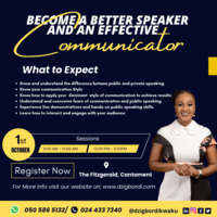 Live/In-Person - Becoming a Better Speaker and an Effective Communicator