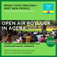 OPen Air Potluck in Accra