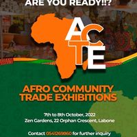 Afro Community Trade Exhibition
