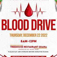 Blood Donation Drive @TreeHouse Restaurant Ghana