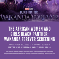 The African Women And Girls Black Panther: Wakanda Forever Screening