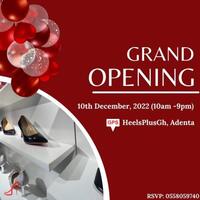 Shop grand opening