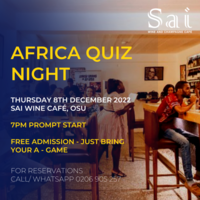 Africa Themed Quiz Night