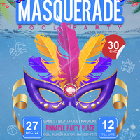 Masquerade Pool Party