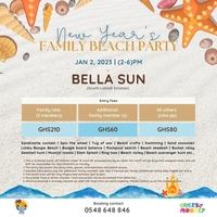 New Year's Family Beach Party