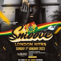 SMOOVE. LONDON. New Years Day Party @ Noire. East Legon. Accra Ghana.
