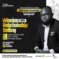 Executive Sales Masterclass On Winning With Relationship Selling