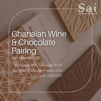 Ghanaian Wine & Chocolate Tasting