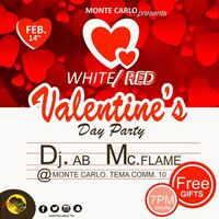 White/ Red Valentine's Day Party