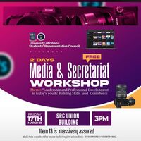 University Of Ghana - SRC  media and secretariat Workshop