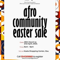 Afro Community Easter Sales
