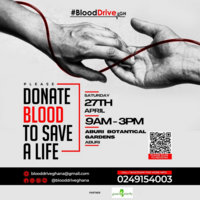 Blood Donation Drive @Aburi Botanical Gardens