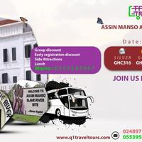 Assin Manso Ancestral Camp / Elmina Castle Tour