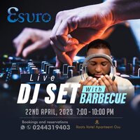 Live Dj set with Barbecue