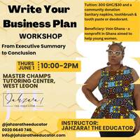 Write Your Business Plan Workshop