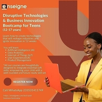 Technology and Business Innovation Bootcamp for teens- Info Session