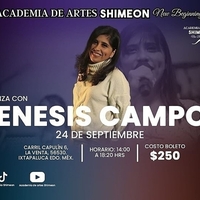 Genesis Campos en la Academia de Artes Shimeon