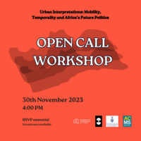 ACMS, Terra Alta and FCA  present Urban Interpretations: Open Call Workshop