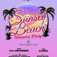 SUNSET BEACH Welcome Party