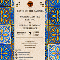 Taste of the Sahara Tea Tasting and Herbal Blending Experience