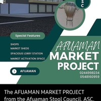 Sod cutting for the AFUAMAN MARKET PROJECT