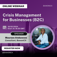 Webinar: Crises Management for B2C