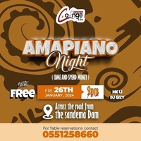 AMAPIANO NIGHT (Come and spend Money)