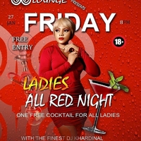 FRIDAY LADIES ALL RED NIGHT