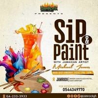 SIP AND PAINT WITH JAMAICAN ARTIST