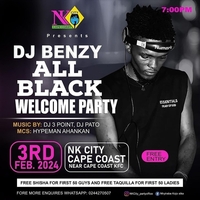 DJ BENZY All Black Welcome Party