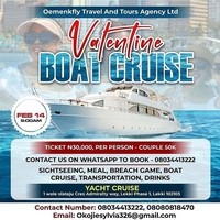 Valentine boat cruise