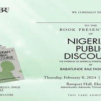 BOOK LAUNCH OF NIGERIAN PUBLIC DISCOURSE BY BABATUNDE RAJI FASHOLA,SAN