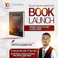 Book Launch: From Player to Poet-A Love Story by Oladayo Oke