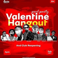 Valentine Hangout Pool Party and Club Reopening