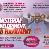 Mega Regional Retreat For all Pastors/Ministers/Workers.