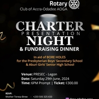 Charter Presentation and Fundraising Dinner 
